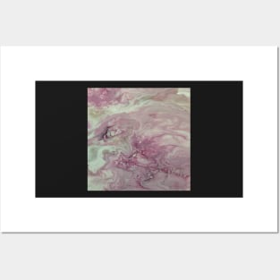 Pink marble pour Posters and Art